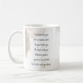 Mug God With You Always Never Alone Inspirational  (Gauche)