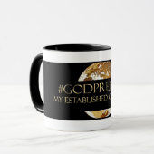 MUG #GODPRENEUR - MON ENGAGEMENT ÉTABLI TM (Devant gauche)