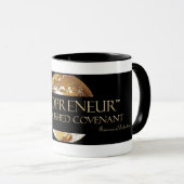 MUG #GODPRENEUR - MON ENGAGEMENT ÉTABLI TM (Devant droit)
