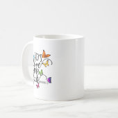 Mug God's Love Never Fails - Butterfly Art - Religious (Devant gauche)