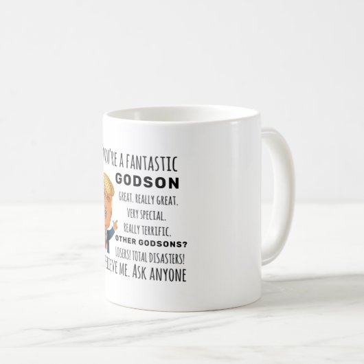 Mug Godson Best Gift (Devant droit)