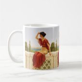 Mug Godward Le Signal Belle Femme Portrait Art (Gauche)