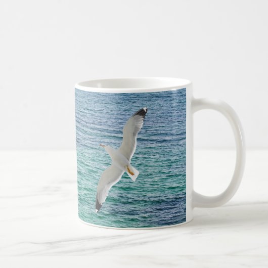 Mug Goéland volant au-dessus de la mer (Droite)