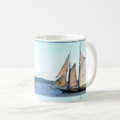 Mug goélette à bois voile (Devant droit)