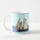 Mug goélette à bois voile (Gauche)