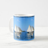 Mug goélettes et canne à homard (Devant gauche)