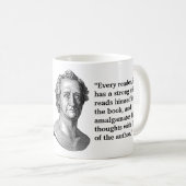 Mug Goethe citation des lecteurs (Devant droit)