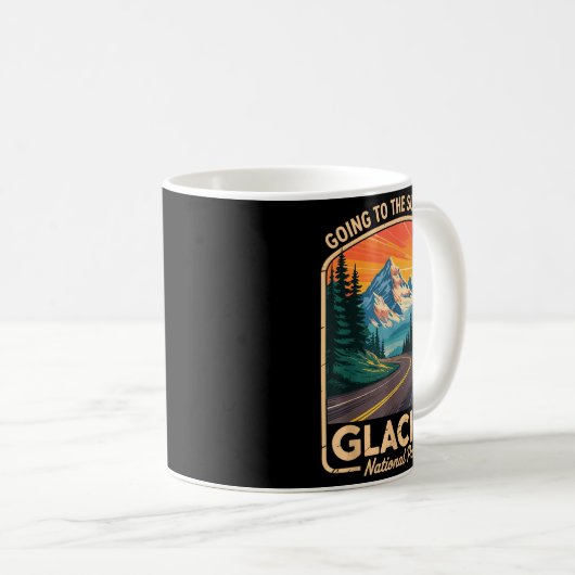 Mug Going To The Sun Road Shirt Montana T Shirt Glacie (Devant droit)