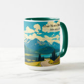 Mug Going-to-the-Sun Road Vintage Aesthetic (Devant droit)