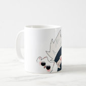 Mug "Gojo Satoru avec l'adorable chatte Mug" (Devant gauche)