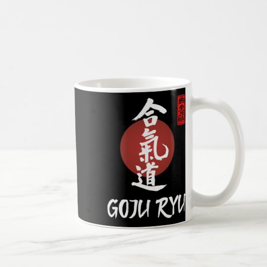 Mug Goju Ryu Karate Uniforme Goju Ryu Uniforme Calligr (Droite)