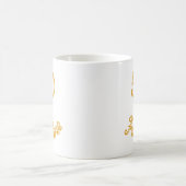 Mug Gold 50 et Fabulous monogramme design (Centre)