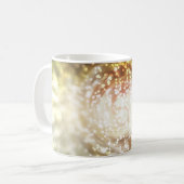 Mug gold abstract blur background, with defocused boke (Devant gauche)