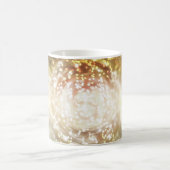 Mug gold abstract blur background, with defocused boke (Centre)