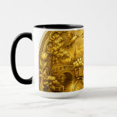 Mug Gold Amsterdam Arched Bridges Charm (Gauche)