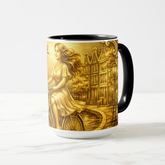Mug Gold Amsterdam Arched Bridges Charm (Devant droit)