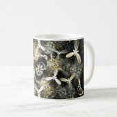 Mug Gold and Silver Flowers Fractal (Devant droit)