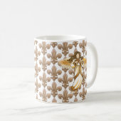 Mug Gold Christian Angel (Devant droit)