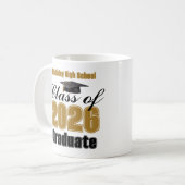 Mug Gold Class of 2026 Graduation Keepsake (Devant gauche)