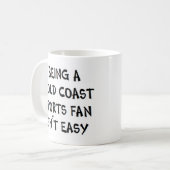 Mug gold coast sports fan, being (Devant gauche)