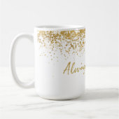 Mug Gold Confetti Glitzy Sparkle (Gauche)