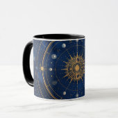 Mug Gold Constellation Astrology Coffee Cup (Devant gauche)