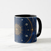 Mug Gold Constellation Astrology Coffee Cup (Devant droit)
