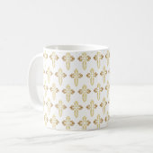 Mug Gold Cross Ornate (Devant gauche)