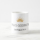 Mug Gold Crown Etablissez l'année du Christening Parra (Centre)