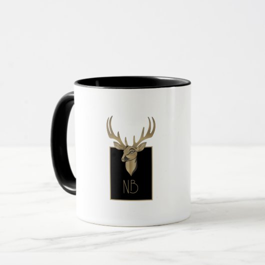 Mug Gold Deer Head (Devant gauche)