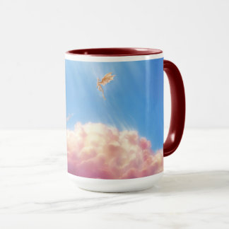 Mug Gold Dragon: Soaring Skies