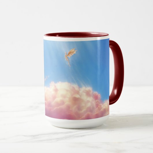 Mug Gold Dragon: Soaring Skies (Devant droit)