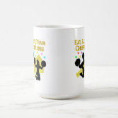 MUG GOLD EAT SLEEP CHEERLEADING DESIGN (Centre)