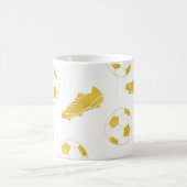 Mug Gold Elegant Classic Soccer Nettoie Ball (Centre)