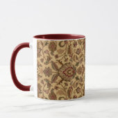 Mug Gold Flowers Arabesque Tapastery (Gauche)