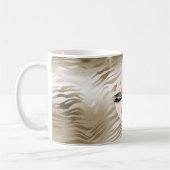 Mug Gold Glam Glitzy Silver Sparkle Eyes Stripes   (Gauche)