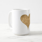 Mug Gold Glam Parties scintillant Love Heart (Devant gauche)
