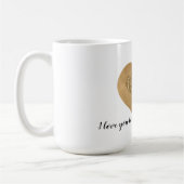 Mug Gold Glam Parties scintillant Love Hearts (Gauche)