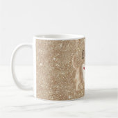 Mug Gold Glitter Dog Hearts Sweater (Gauche)