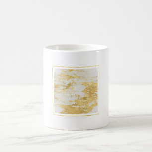 Mug Gold Glitzy Marbre blanc Faites ce qui vous rend h
