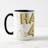 Mug Gold Happy 40e anniversaire (Gauche)