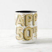 Mug Gold Happy 50e anniversaire (Centre)