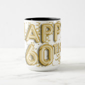 Mug Gold Happy 60e anniversaire (Centre)