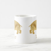 Mug Gold Hippo Name  (Centre)