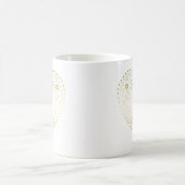 Mug Gold Lace Heart (Centre)