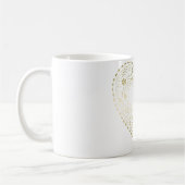 Mug Gold Lace Heart (Gauche)