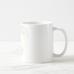 Mug Gold Lace Heart