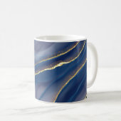 Mug Gold Line : Luxe Abstrait Inkscape (Devant droit)