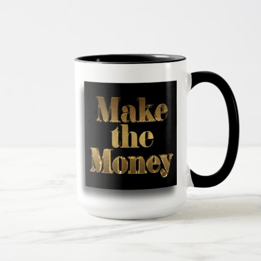 Mug Gold Make the Money & 3D Dollar Sign (Droite)
