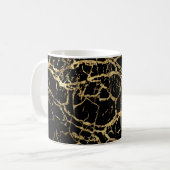 Mug Gold Marbling Texture : Elément Design Luxe (Devant gauche)